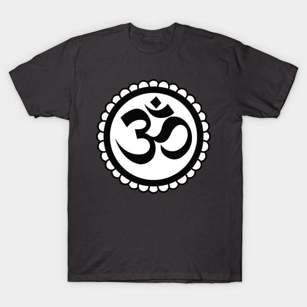 Yoga Ohm Sunflower T-Shirt by glutenfreegear